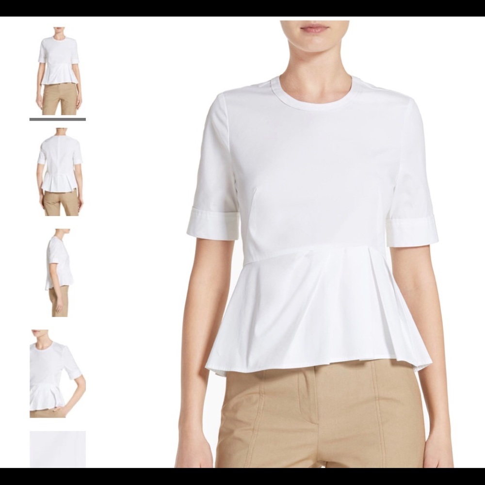 Veronica Beard peplum top